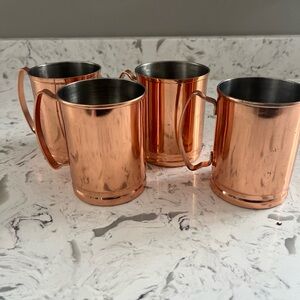 Set of Copper Mugs
